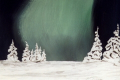 Nordlicht-grün-acryl