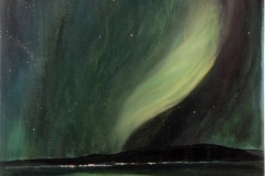 Nordlicht-grün-grün-acryl