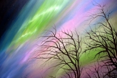 Nordlicht-mit-Bäumen-acryl
