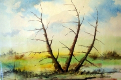 Toter-Baum-aquarell