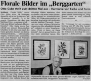 Florale Bilder Berggarten 1999